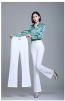 Elegant Bell-bottom Trousers