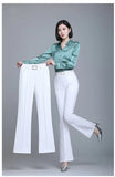 Elegant Bell-bottom Trousers
