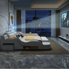 Load image into Gallery viewer, Modern Multifunctional Smart Tech Futuristic Bed
