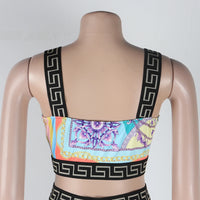 Sexy Print Two-Piece Set