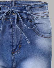 Load image into Gallery viewer, Casual High Waist Denim Short
