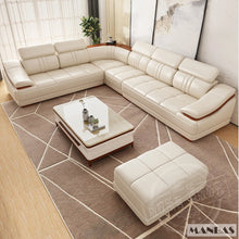 Load image into Gallery viewer, Elegant Leather Sectional Sofa Sets
