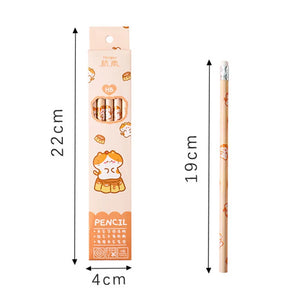 Cute 10Pcs/Box Wooden Lead Pencils