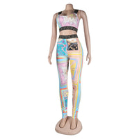 Sexy Print Two-Piece Set