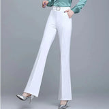 Elegant Bell-bottom Trousers