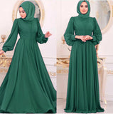 Chiffon Studded A-line Abayas