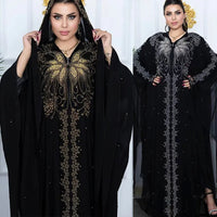 Bat Sleeve Abaya Diamond Kaftan Abaya
