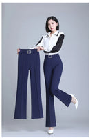 Elegant Bell-bottom Trousers