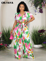 Floral Printed Chic Two 2 Piece Set