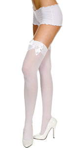 Over The Knee High Stockings With Bow