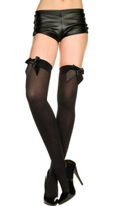 Over The Knee High Stockings With Bow