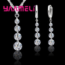 Load image into Gallery viewer, Exquisite Sterling Silver Bridal Jewelry Sets

