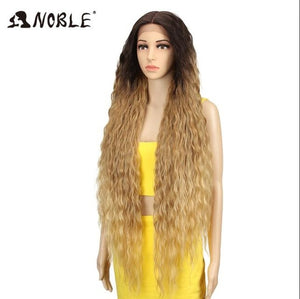 Synthetic Long Curly  Lace Front Wig