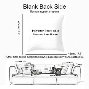 Throw Pillow Cushion Cover (45 x 45)