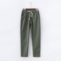 Lace Up Plus Size Pants