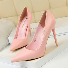 Load image into Gallery viewer, Soft Leather Candy Color Heels

