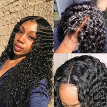 Load image into Gallery viewer, Brazilian Deep Wave Lace Front Human Hair Wig
