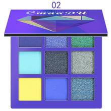 Load image into Gallery viewer, 9 Colors Glitter Matte Eyeshadow Palette
