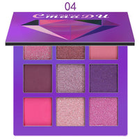 9 Colors Glitter Matte Eyeshadow Palette