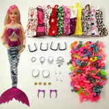 33 Item Accessories Set & Dress Clothes for Barbie Doll